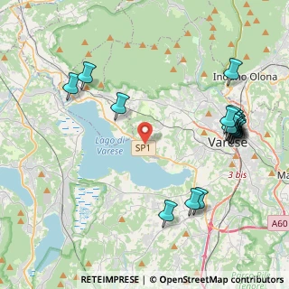 Mappa Via Santorre di Santarosa, 21100 Varese VA, Italia (4.89579)