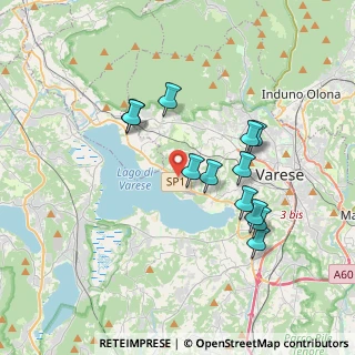 Mappa Via Santorre di Santarosa, 21100 Varese VA, Italia (3.315)
