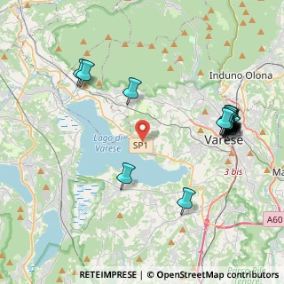 Mappa Via Santorre di Santarosa, 21100 Varese VA, Italia (4.707)