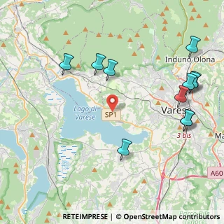 Mappa Via Santorre di Santarosa, 21100 Varese VA, Italia (5.01455)