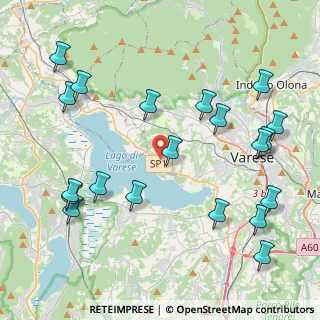 Mappa Via Santorre di Santarosa, 21100 Varese VA, Italia (4.995)
