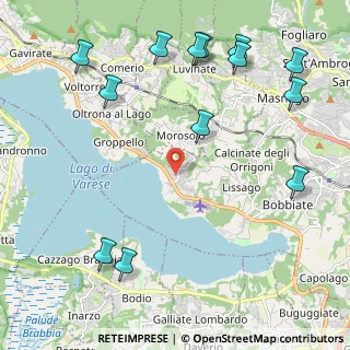 Mappa Via Santorre di Santarosa, 21100 Varese VA, Italia (2.76769)