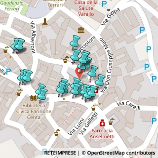 Mappa Piazza S. Carlo Borromeo, 13019 Varallo VC, Italia (0.03214)