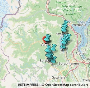 Mappa Piazza S. Carlo Borromeo, 13019 Varallo VC, Italia (10.74)