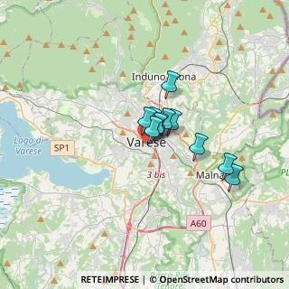 Mappa Via Carrobbio, 21100 Varese VA, Italia (1.97636)