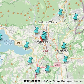 Mappa Via Carrobbio, 21100 Varese VA, Italia (4.53077)