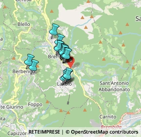 Mappa Via Corna, 24012 Val Brembilla BG, Italia (0.977)