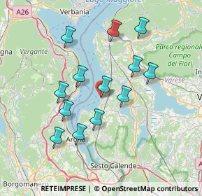 Mappa Via Padre Ignazio, 21027 Ispra VA, Italia (6.64462)