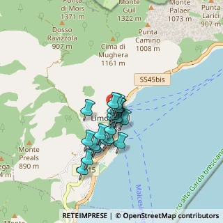 Mappa Via Antonio Moro, 25010 Limone Sul Garda BS, Italia (0.585)