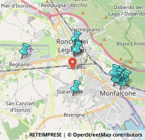 Mappa Via Volpi, 34077 Ronchi dei Legionari GO, Italia (1.87917)