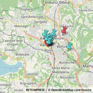 Mappa Via Dazio Vecchio, 21100 Varese VA, Italia (0.62636)