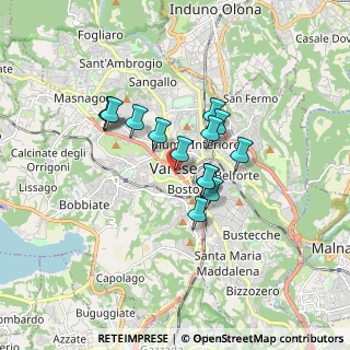 Mappa Via Dazio Vecchio, 21100 Varese VA, Italia (1.25286)