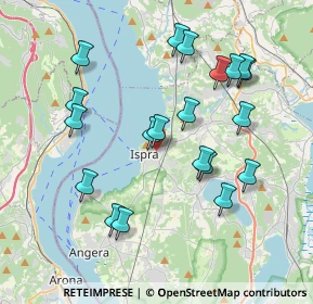 Mappa Piazzale Olimpia, 21027 Ispra VA, Italia (3.8545)