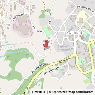 Mappa Via barozza 3, 23851 Galbiate, Lecco (Lombardia)