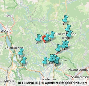 Mappa Via Kennedy, 24030 Berbenno BG, Italia (7.06438)