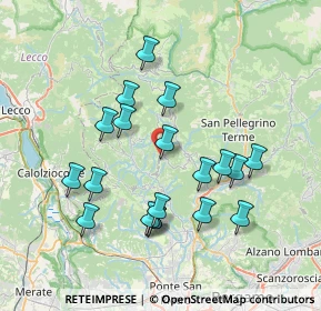 Mappa Via Kennedy, 24030 Berbenno BG, Italia (7.06526)