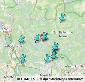 Mappa Via Kennedy, 24030 Berbenno BG, Italia (6.07909)