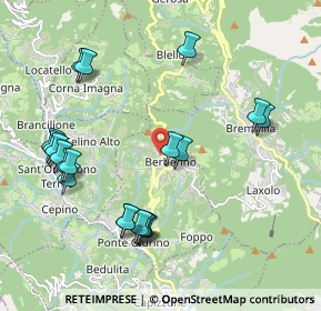 Mappa Via Kennedy, 24030 Berbenno BG, Italia (2.21)