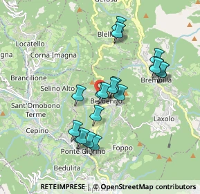 Mappa Via Kennedy, 24030 Berbenno BG, Italia (1.647)