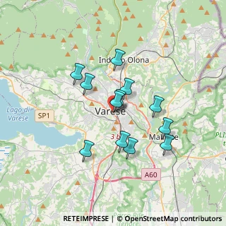 Mappa Via Carlo Avegno, 21100 Varese VA, Italia (2.84667)