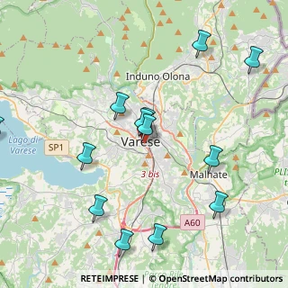 Mappa Via Carlo Avegno, 21100 Varese VA, Italia (4.54462)