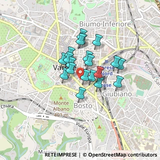 Mappa Via Carlo Avegno, 21100 Varese VA, Italia (0.299)