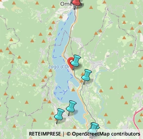 Mappa Corso Roma, 28028 Pettenasco NO, Italia (5.78909)