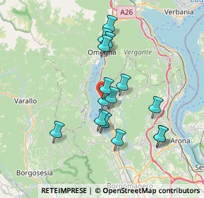 Mappa Corso Roma, 28028 Pettenasco NO, Italia (6.33933)