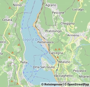 Mappa 28028 Pettenasco NO, Italia (2.3015)