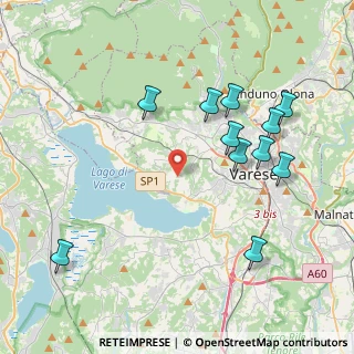 Mappa Via Innocente Salvini, 21100 Varese VA, Italia (4.27273)