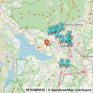 Mappa Via Innocente Salvini, 21100 Varese VA, Italia (3.34273)