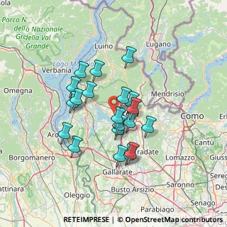 Mappa Via Innocente Salvini, 21100 Varese VA, Italia (11.159)
