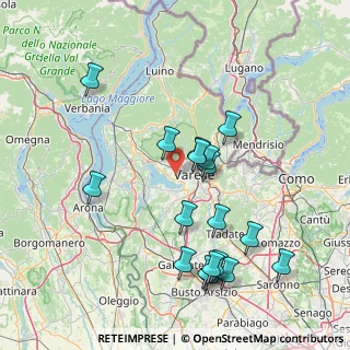Mappa Via Innocente Salvini, 21100 Varese VA, Italia (15.955)