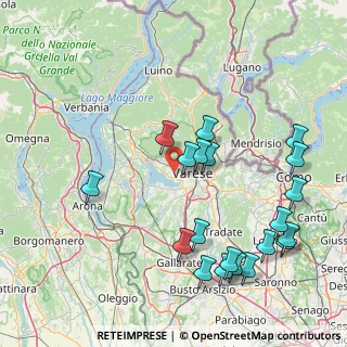 Mappa Via Innocente Salvini, 21100 Varese VA, Italia (18.495)
