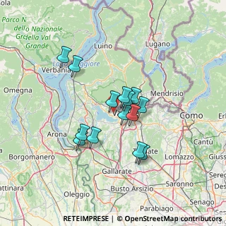 Mappa Via Innocente Salvini, 21100 Varese VA, Italia (10.47929)