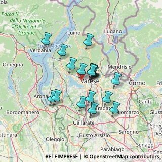 Mappa Via Innocente Salvini, 21100 Varese VA, Italia (10.704)