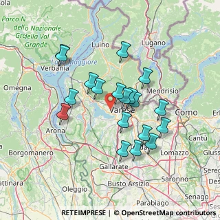 Mappa Via Innocente Salvini, 21100 Varese VA, Italia (12.49474)