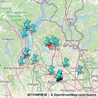 Mappa Via Innocente Salvini, 21100 Varese VA, Italia (18.209)