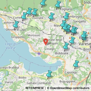 Mappa Via Innocente Salvini, 21100 Varese VA, Italia (2.827)