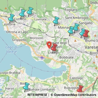 Mappa Via Innocente Salvini, 21100 Varese VA, Italia (3.02273)