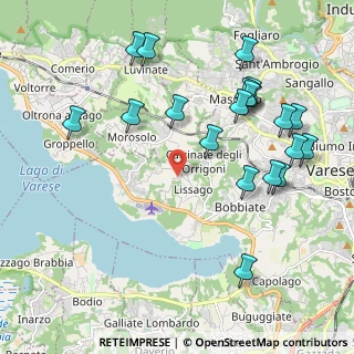 Mappa Via Innocente Salvini, 21100 Varese VA, Italia (2.301)