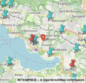 Mappa Via Innocente Salvini, 21100 Varese VA, Italia (2.90267)