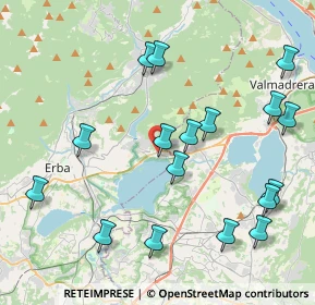 Mappa Via Trieste, 22030 Pusiano CO, Italia (4.61529)