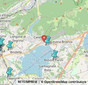 Mappa Via Trieste, 22030 Pusiano CO, Italia (3.76813)