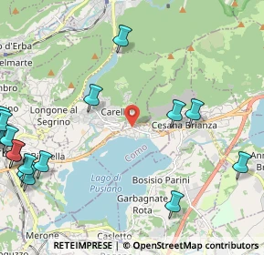 Mappa Via Trieste, 22030 Pusiano CO, Italia (3.3225)