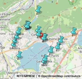 Mappa Via Trieste, 22030 Pusiano CO, Italia (1.8375)