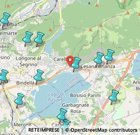 Mappa Via Trieste, 22030 Pusiano CO, Italia (2.72583)