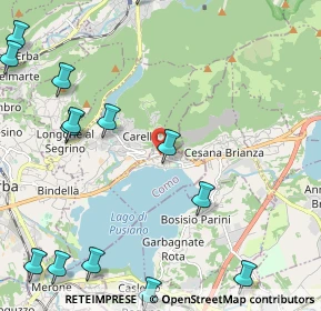 Mappa Via Trieste, 22030 Pusiano CO, Italia (3.03071)