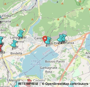 Mappa Via Trieste, 22030 Pusiano CO, Italia (3.636)