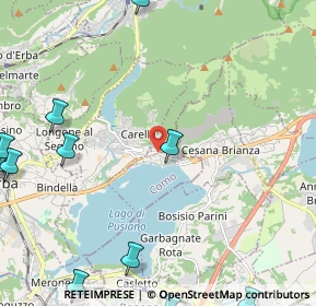 Mappa Via Trieste, 22030 Pusiano CO, Italia (3.47231)